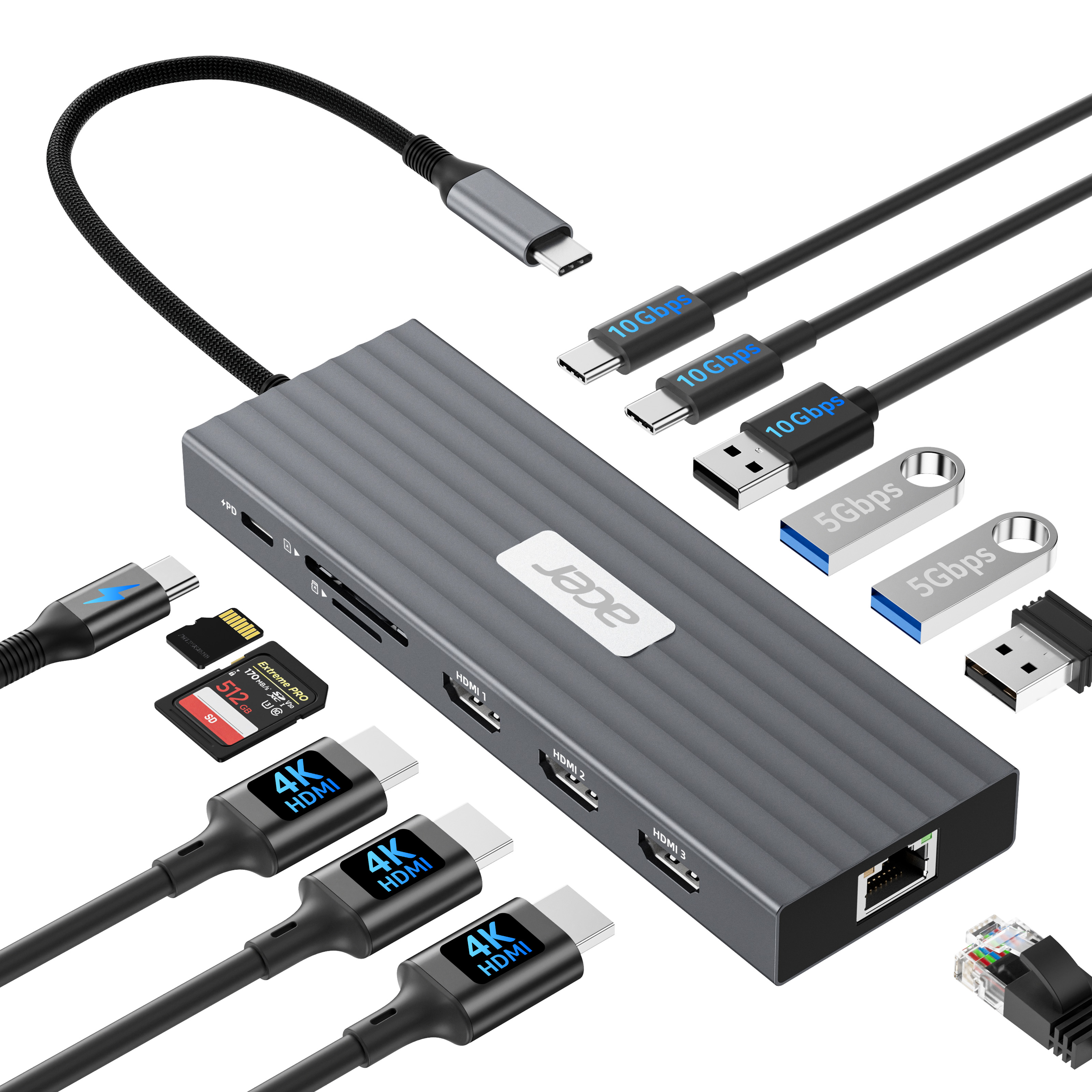 Acer 13-IN-1 USB-C Docking Station